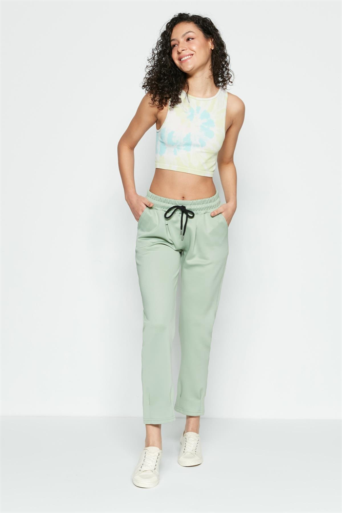 C&City Women Sweatpants 810 Pistachio Green